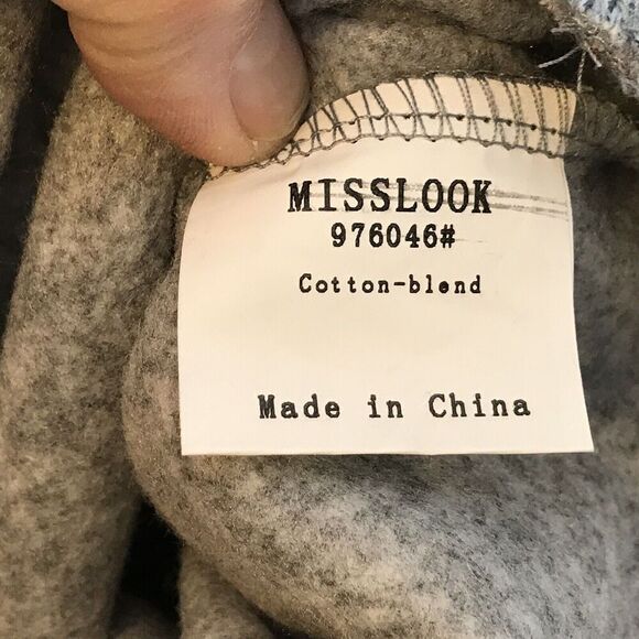 MissLook Womens Size M Hooded Pullover Jacket‎ Woodland Mountain Print Outdoors - Picture 8 of 10